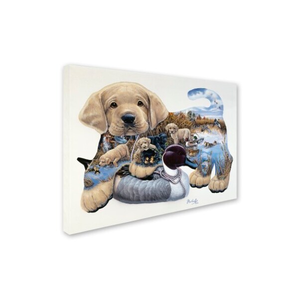 Jenny Newland 'Sweet Puppy Tales' Canvas Art,24x32
